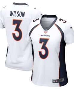Russell Wilson Denver Broncos  Women_s Player Jersey  White
