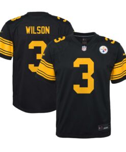 Russell Wilson Pittsburgh Steelers  Youth Alternate Player Game Jersey  Black