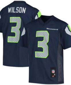 Russell Wilson Seattle Seahawks Youth Replica Player Jersey  College Navy