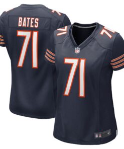 Ryan Bates Chicago Bears  Women_s  Game Jersey   Navy
