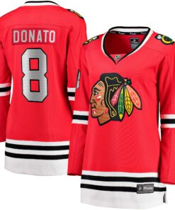 Ryan Donato Chicago Blackhawks Fanatics Women_s Home Breakaway Player Jersey  Red