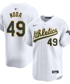 Ryan Noda Oakland AthleticsHome Limited Player Jersey  White