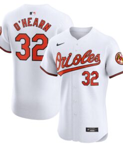 Ryan O_Hearn Baltimore OriolesHome Elite Player Jersey  White