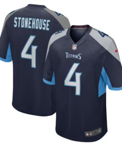 Ryan Stonehouse Tennessee Titans  Game Player Jersey  Navy