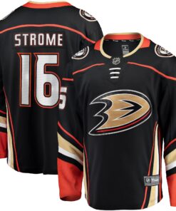 Ryan Strome Anaheim Ducks Fanatics Home Breakaway Jersey  Black