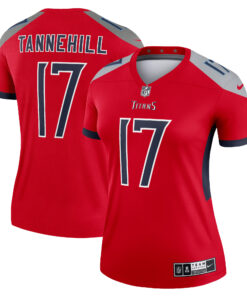Ryan Tannehill Tennessee Titans  Women_s Inverted Legend Jersey  Red