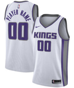 Sacramento Kings Swingman Custom Jersey White - Association Edition 1