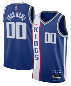  Sacramento Kings Unisex 202324 Custom Swingman Jersey - Blue - City Edition
