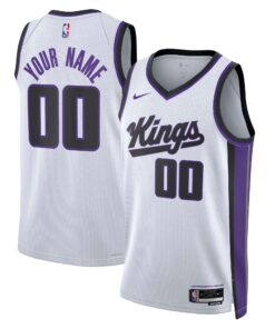  Sacramento Kings Unisex Swingman Custom Jersey - Association Edition - White