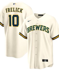 Sal Frelick Milwaukee BrewersHome Replica Player Jersey  Cream