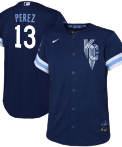 Salvador Perez Kansas City RoyalsToddler City Connect Replica Player Jersey  Navy