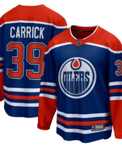 Sam Carrick Edmonton Oilers Fanatics Home Premier Breakaway Player Jersey  Royal