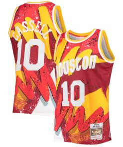 Sam Cassell Houston Rockets Mitchell &amp Ness Hardwood Classics 199394 Hyper Hoops Swingman Jersey - Red
