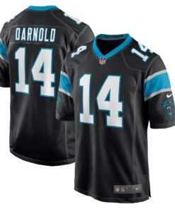 Sam Darnold Carolina Panthers  Game Player Jersey  Black