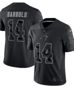 Sam Darnold Carolina Panthers  RFLCTV Limited Jersey  Black