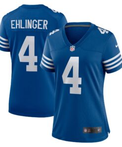 Sam Ehlinger Indianapolis Colts  Women_s Game Player Jersey  Blue