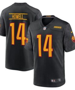 Sam Howell Washington Commanders  Youth Game Jersey  Black