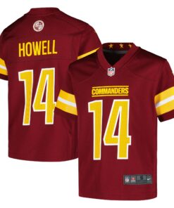 Sam Howell Washington Commanders  Youth Game Jersey  Burgundy