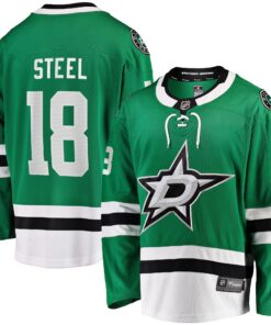 Sam Steel Dallas Stars Fanatics Home Breakaway Jersey  Kelly Green