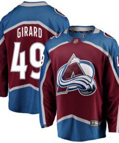 Samuel Girard Colorado Avalanche Fanatics Breakaway Player Jersey  Burgundy