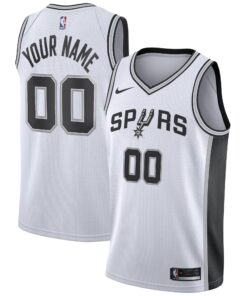 San Antonio Spurs Custom Swingman Jersey White - Association Edition