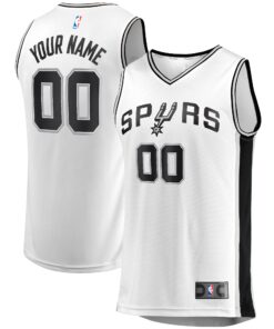 San Antonio Spurs Fanatics Youth Fast Break Replica Custom Jersey - Association Edition - White