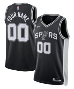 San Antonio Spurs Unisex Swingman Custom Jersey Black - Icon Edition