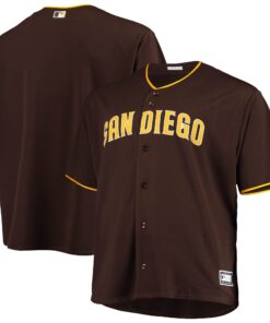 San Diego Padres Big amp Tall Alternate Replica Team Jersey  SandBrown