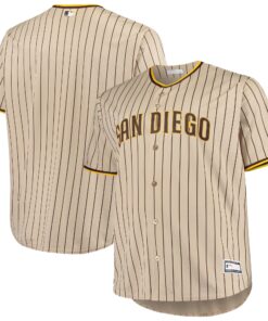 San Diego Padres Big amp Tall Road Replica Team Jersey  Brown