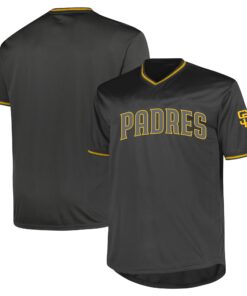 San Diego Padres Profile Big amp Tall Pop Fashion Jersey  Charcoal