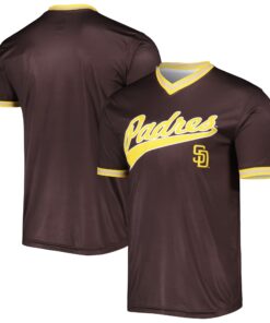 San Diego Padres Stitches Cooperstown Collection Team Jersey  Brown