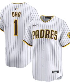 San Diego Padres1 Dad Home Limited Jersey  White