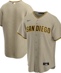 San Diego PadresAlternate Replica Team Jersey  Tan