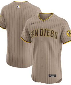 San Diego PadresAlternate Vapor Premier Elite Patch Jersey  Sand