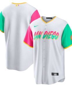 San Diego PadresCity Connect Replica Team Jersey  White