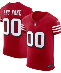 San Francisco 49ers  Alternate Vapor F.U.S.E. Elite Custom Jersey  Scarlet