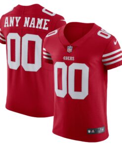 San Francisco 49ers  Vapor Elite Custom Jersey  Scarlet