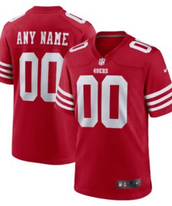 San Francisco 49ers  Youth Game Custom Jersey  Scarlet