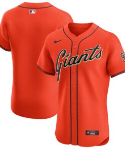 San Francisco GiantsAlternate Vapor Premier Elite Patch Jersey  Orange