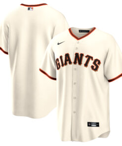 San Francisco GiantsHome Blank Replica Jersey  Cream