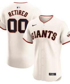San Francisco GiantsHome Elite PickAPlayer Retired Roster Jersey  Cream