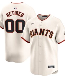 San Francisco GiantsHome Limited PickAPlayer Retired Roster Jersey  Cream
