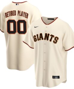 San Francisco GiantsHome PickAPlayer Retired Roster Replica Jersey  Cream
