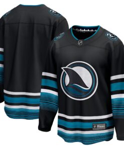 San Jose Sharks Fanatics Alternate Premier Breakaway Jersey  Black