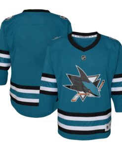 San Jose Sharks Youth Replica Jersey  Teal