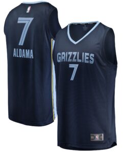 Santi Aldama Memphis Grizzlies Fanatics Fast Break Replica Jersey - Icon Edition - Navy