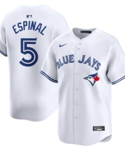 Santiago Espinal Toronto Blue JaysHome Limited Player Jersey  White