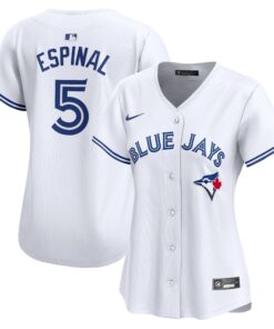 Santiago Espinal Toronto Blue JaysWomen_s  Home Limited Player Jersey  White