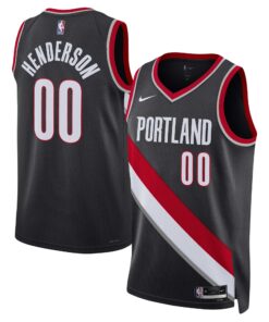 Scoot Henderson Portland Trail Blazers Unisex 2023 NBA Draft Swingman Jersey - Icon Edition - Black