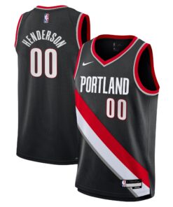 Scoot Henderson Portland Trail Blazers Youth Swingman Jersey - Icon Edition - Black